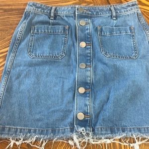 Loft Jean skirt
